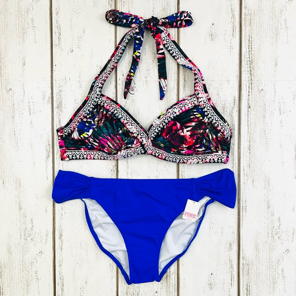 VS PINK Bikini Swim Suit Set 2 Pc Medium